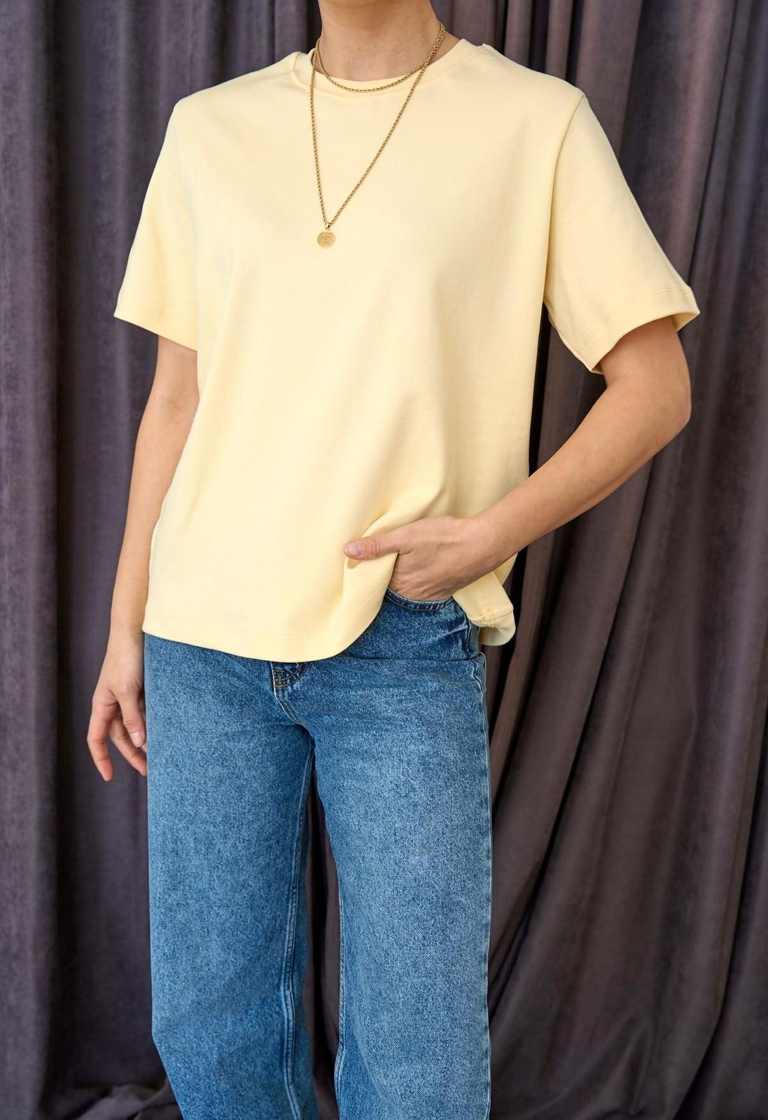 Organik Pamuk T-Shirt Sarı